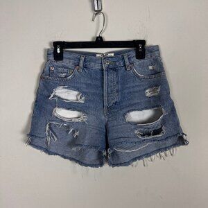 2/$30 Free People Jean Shorts 25